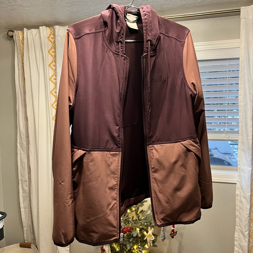 North Face Full Zip Hooded Softshell